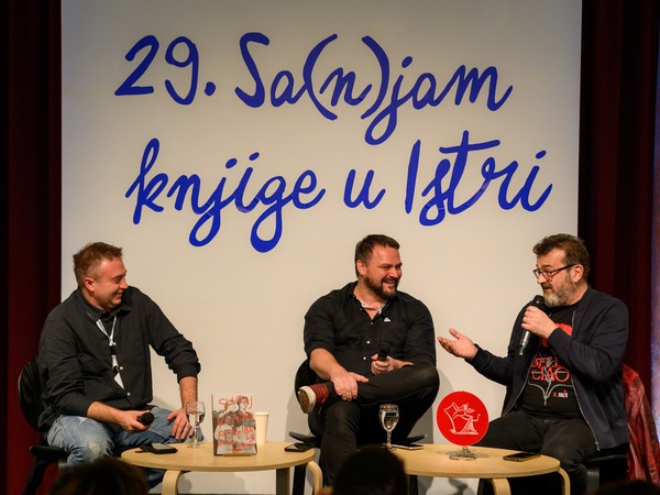 29. Sa(n)jam - 1. dan - Kristian Novak: Slučaj vlastite pogibelji (OceanMore), Emir Imamović, Kristian Novak, Kruno Lokotar © Matija Šćulac