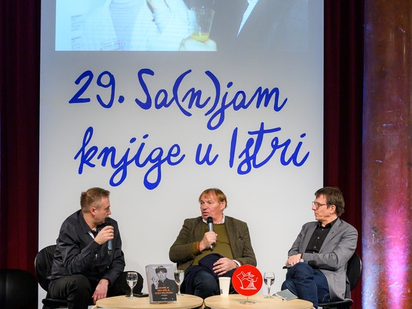 29. Sa(n)jam - 2. dan - Braco Dimitrijević Autobiografija, Imamović, Dimitrijević, Serdarević ©Šćulac