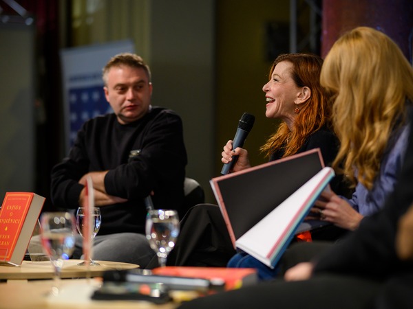 Novosti - Naučite bar jedan stih trebat će nam - Susan Orlean: Knjiga o knjižnici, Emir Imamović, Susan Orlean, Ivana Ostojčić © Matija Šćulac