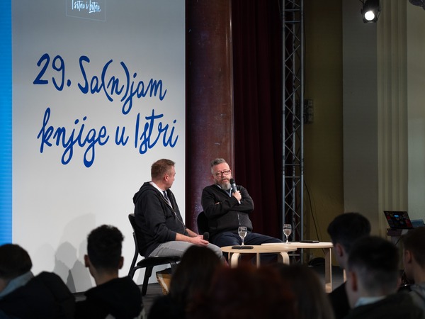 Novosti - Utakmica na Sajmu knjiga - Pop lektira: Ivica Ivanišević, Emir Imamović, Ivica Ivanišević © Tanja Draškić Savić