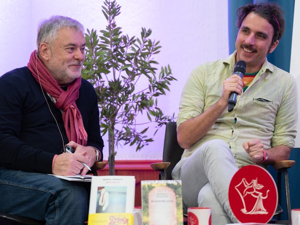 29. Sa(n)jam - 5. dan - Doručak s autorom: Mario Desiati, Mario Desiati, Jan Vanek © Tanja Draškić Savić