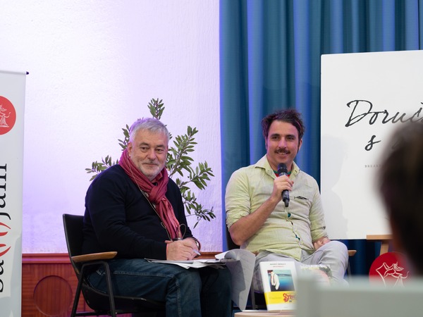 29. Sa(n)jam - 5. dan - Doručak s autorom: Mario Desiati, Mario Desiati, Jan Vanek © Tanja Draškić Savić