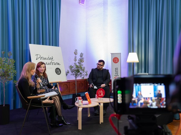 29th Fair(y) - 7th Day - Doručak s autorom: Susan Orlean, Ivana Ostojčić, Susan Orlean, Aljoša Pužar © Tanja Draškić Savić