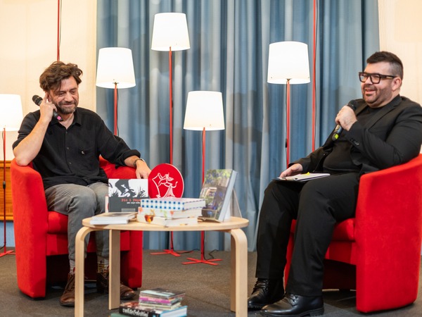 31. Sa(n)jam - Doručak s autorom: Mauricio Ferlin; Mauricio Ferlin i Aljoša Pužar ©Petra Tadić