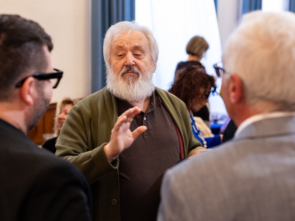 31. Sa(n)jam - Doručak s autorom: Robert Matijašić; Aljoša Pužar, Ivan Matejčić, Robert Matijašić ©Petra Tadić