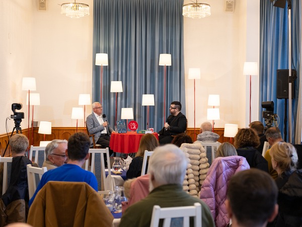31. Sa(n)jam - Doručak s autorom: Robert Matijašić; Robert Matijašić i Aljoša Pužar ©Petra Tadić